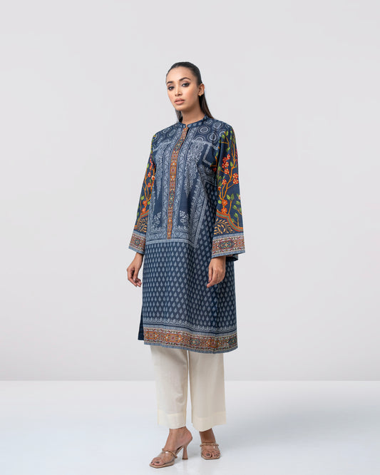 Relaxed Fit Printed One-Piece Lawn Kurta