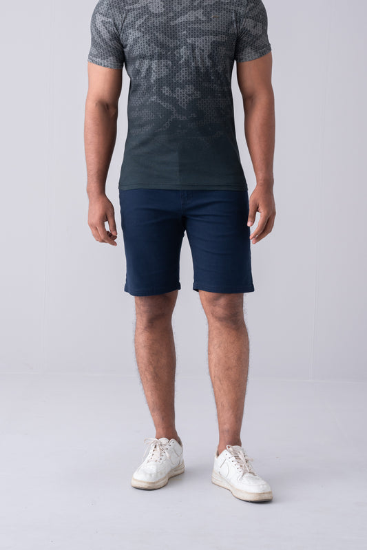Slim Fit Solid Shorts