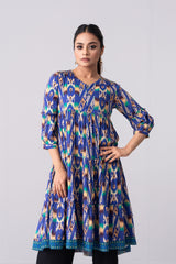Long-Length Smart Fit Ethnic Kurta - One Piece