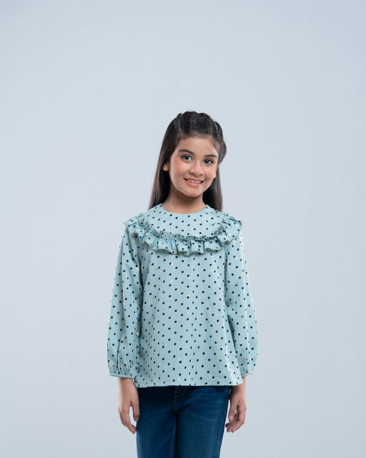Girls' Woven Top (6-8 Years)