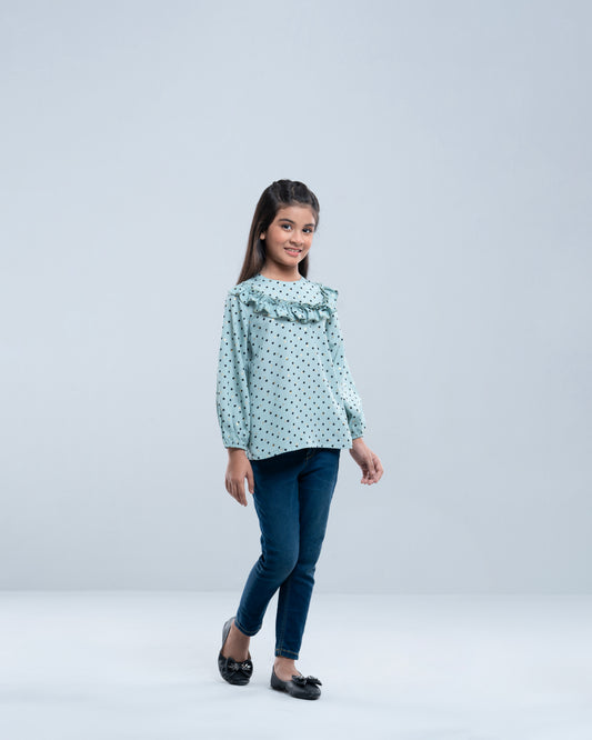 Girls' Woven Top (6-8 Years)