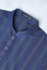 Regular Fit Jacquard Cotton Semi-Formal Panjabi
