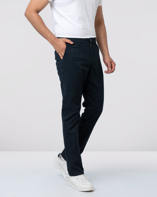Regular Fit Solid Chinos