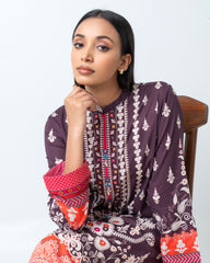 Smart Fit Embroidered One Piece Lawn Kurti