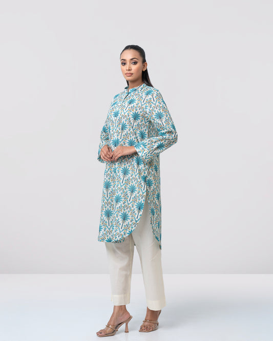 Smart Fit Printed One-Piece Lawn Kurta