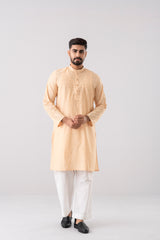 Regular Fit Embroidered Semi-Formal Panjabi