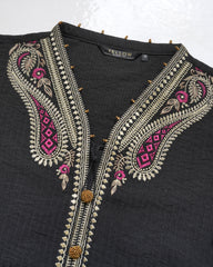 Smart Fit Embroidered One-Piece Ethnic Kurta