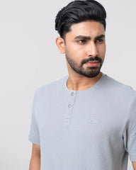 Relaxed Fit Henley T-Shirt