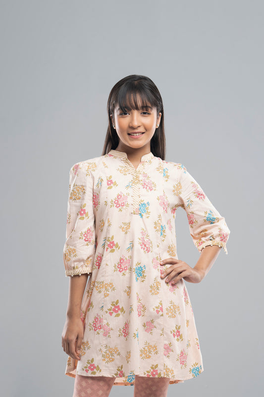 Junior Girls' Ethnic Frock (10-14 Years)