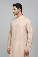 Regular Fit Solid Dyed Cotton Panjabi