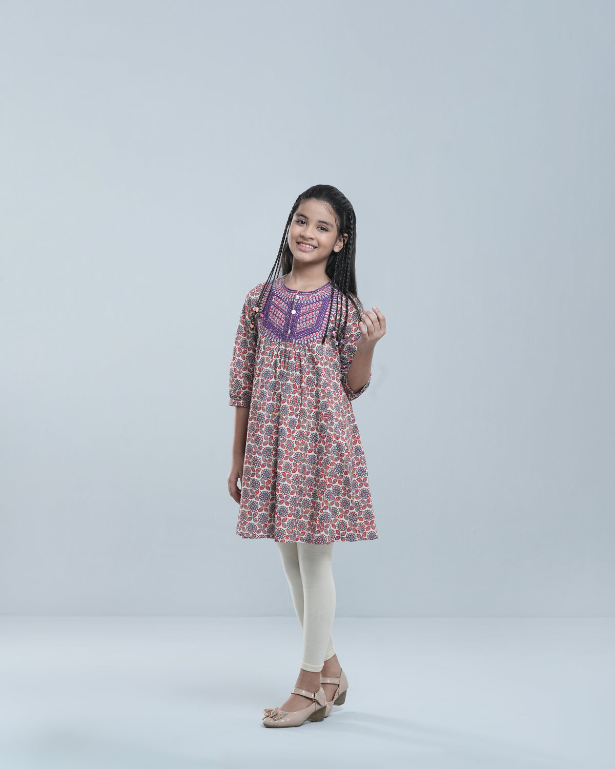 Junior Girls' Ethnic Top (10-14 Years)