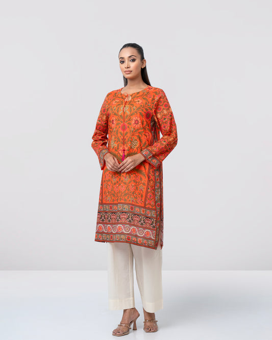 Smart Fit Printed One-Piece Lawn Kurta