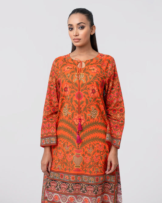 Smart Fit Printed One-Piece Lawn Kurta