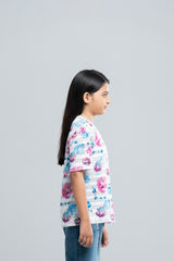 Girls' Athleisure T-Shirt (6-8 Years)