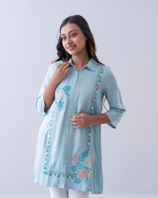 Junior Girls' Ethnic Top (10-14 Years)