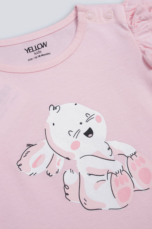 Newborn Girls' T-Shirt (6-18 Months)