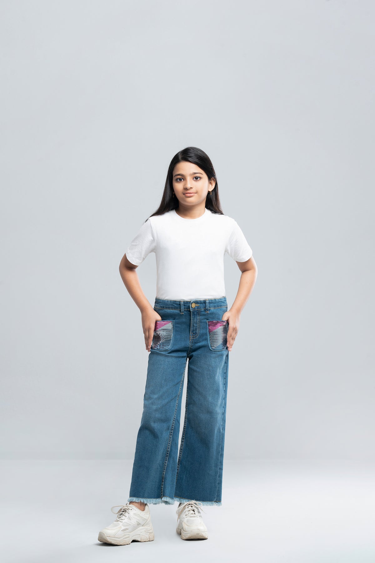 Princess Denim Bottom (6-8 Years)