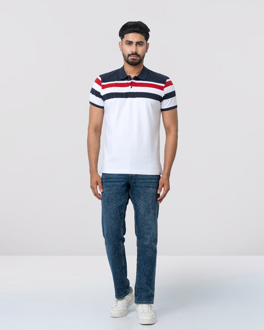 Regular Fit Yarn-Dyed Polo Shirt
