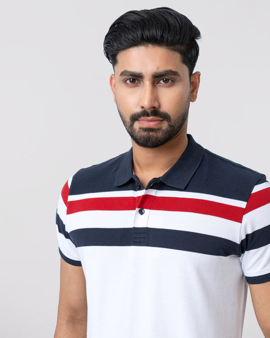 Regular Fit Yarn-Dyed Polo Shirt