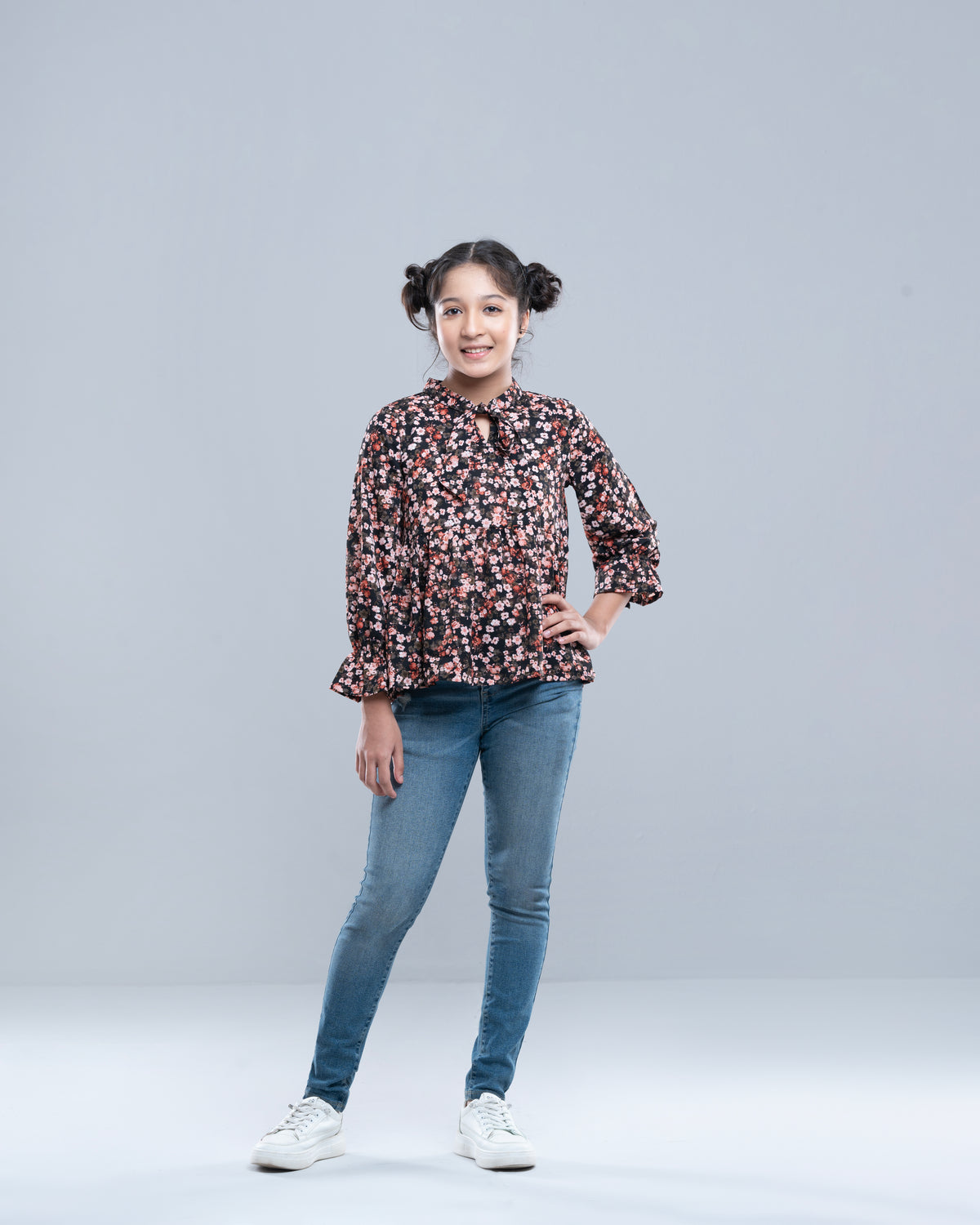Junior Girls' Western Fashion Top (10-14 Years)