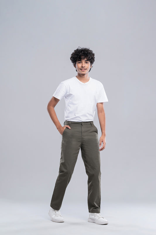 Junior Boys Twill Trouser (10-14 Years)