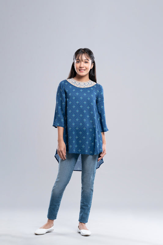 Junior Girls Ethnic Frock (10-14 Years)