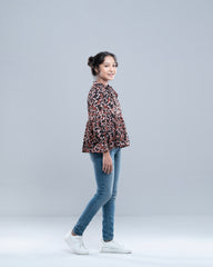 Junior Girls' Western Fashion Top (10-14 Years)