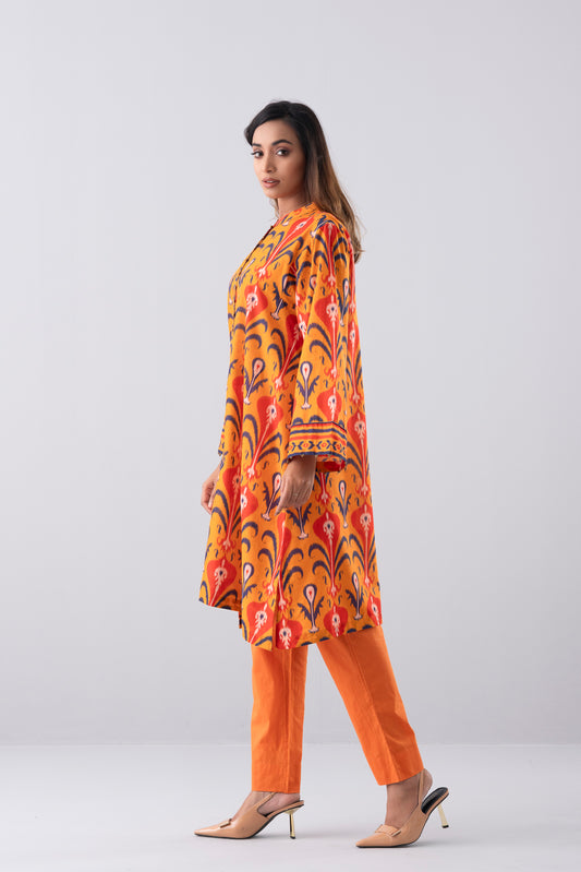 Relaxed Fit Digital Printed Lawn Kurta