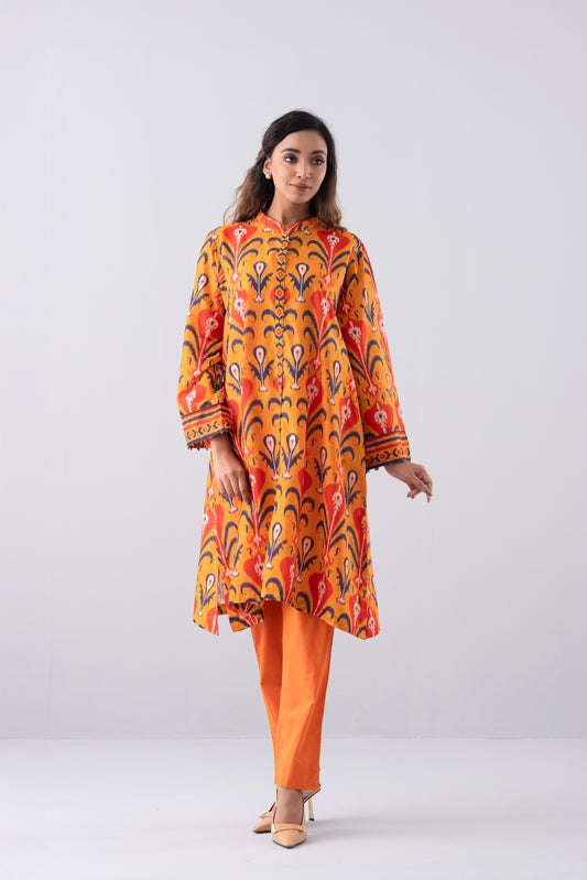 Relaxed Fit Digital Printed Lawn Kurta