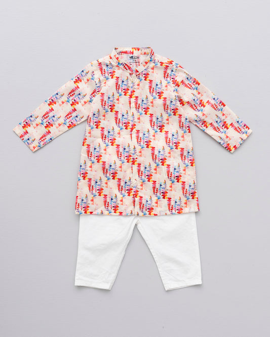 Newborn Boys' Panjabi Set (6-18 Months)