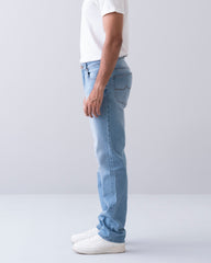 Straight Fit Blue Jeans