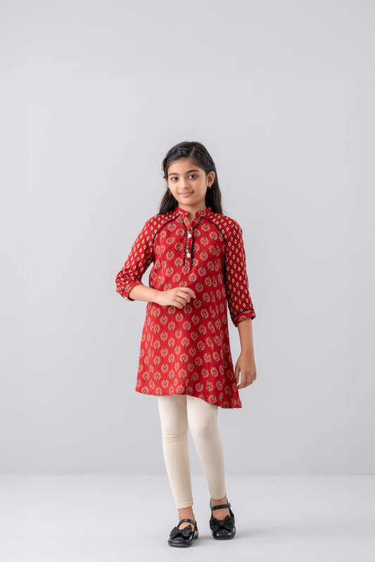 Girls Ethnic Frock (6-8 Years)