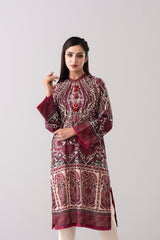 Relaxed Fit Embellished Lawn Kurta