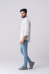Regular Fit Striped Casual Shirt