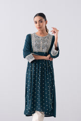 Smart Fit Embroidered Ethnic Kurta