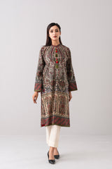 Relaxed Fit Embellished Lawn Kurta