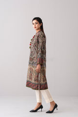 Relaxed Fit Embellished Lawn Kurta