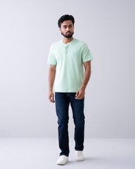 Relaxed Fit Henley T-Shirt
