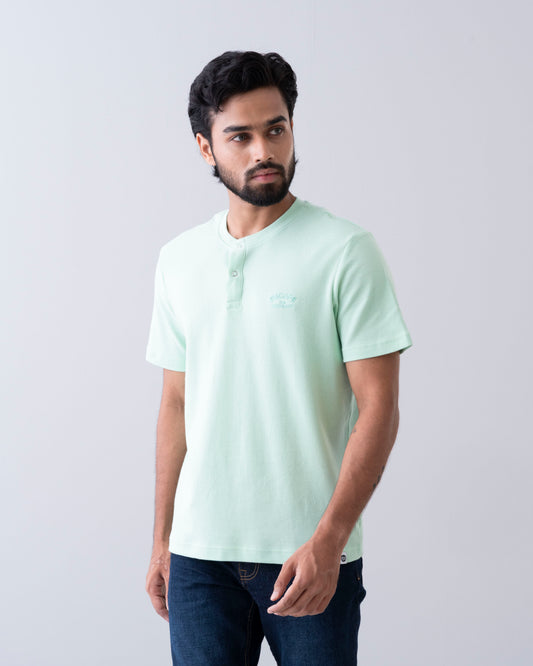 Relaxed Fit Henley T-Shirt
