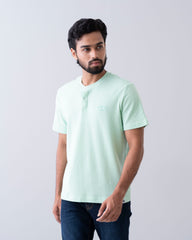 Relaxed Fit Henley T-Shirt
