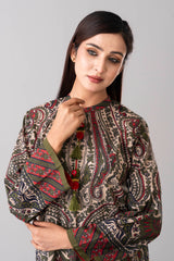 Relaxed Fit Embellished Lawn Kurta