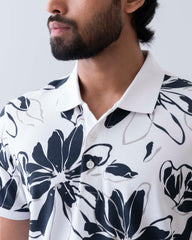 Regular Fit Printed Polo Shirt