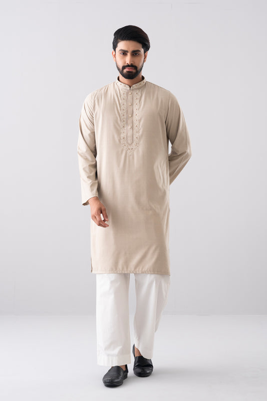 Regular Fit Embroidered Formal Panjabi