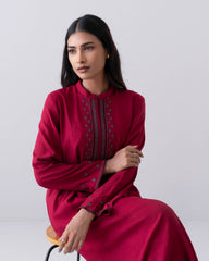 Smart Fit Embroidered Two-Piece Ethnic Set