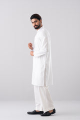 Regular Fit Jacquard Cotton Semi-Formal Panjabi