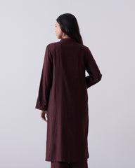 Smart Fit Embroidered Two-Piece Ethnic Set