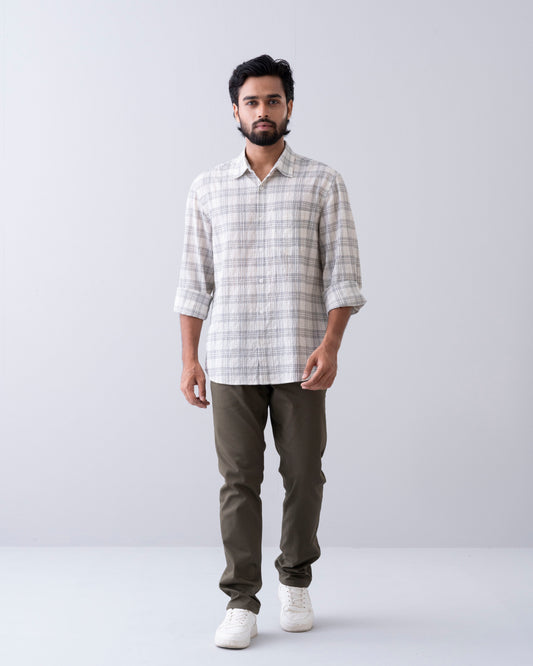 Regular Fit Check Casual Shirt