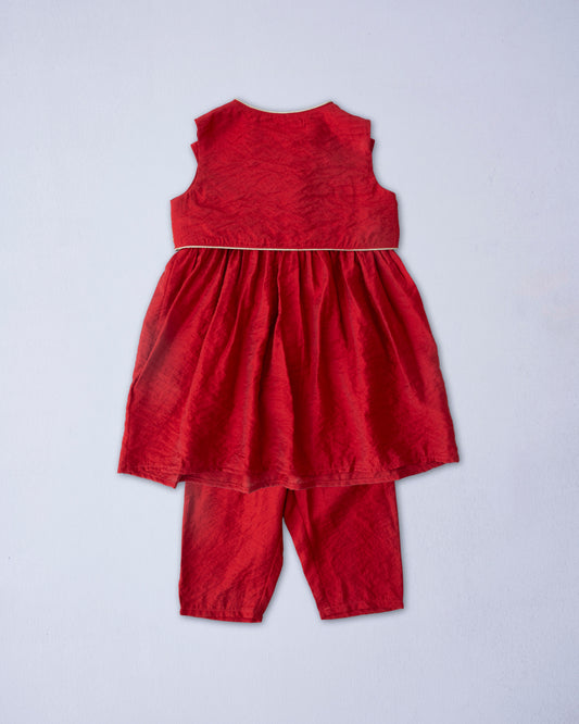 Newborn Girls' Ethnic Partywear Set (6-18 Months)