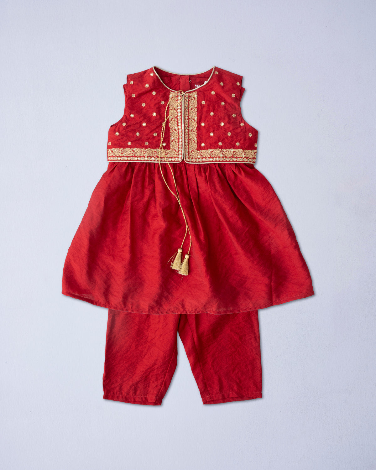 Newborn Girls' Ethnic Partywear Set (6-18 Months)