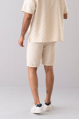 Regular Fit Textured Shorts